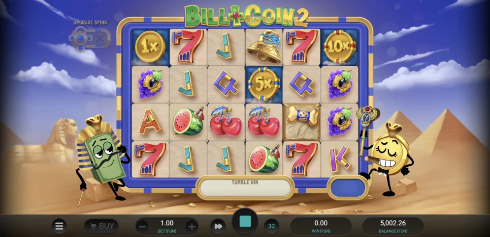 Bill and Coin 2 Mummy Mischief Slot