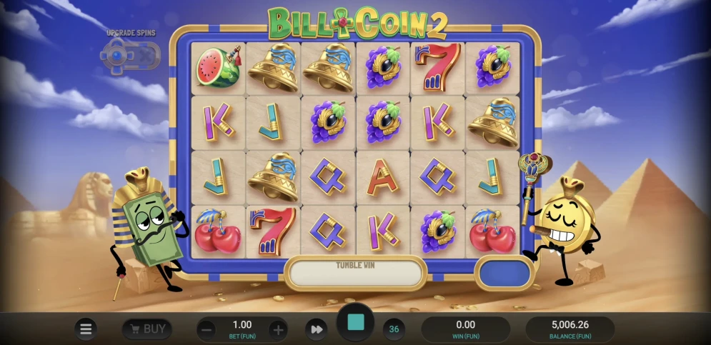 Bill and Coin 2 Mummy Mischief Slot